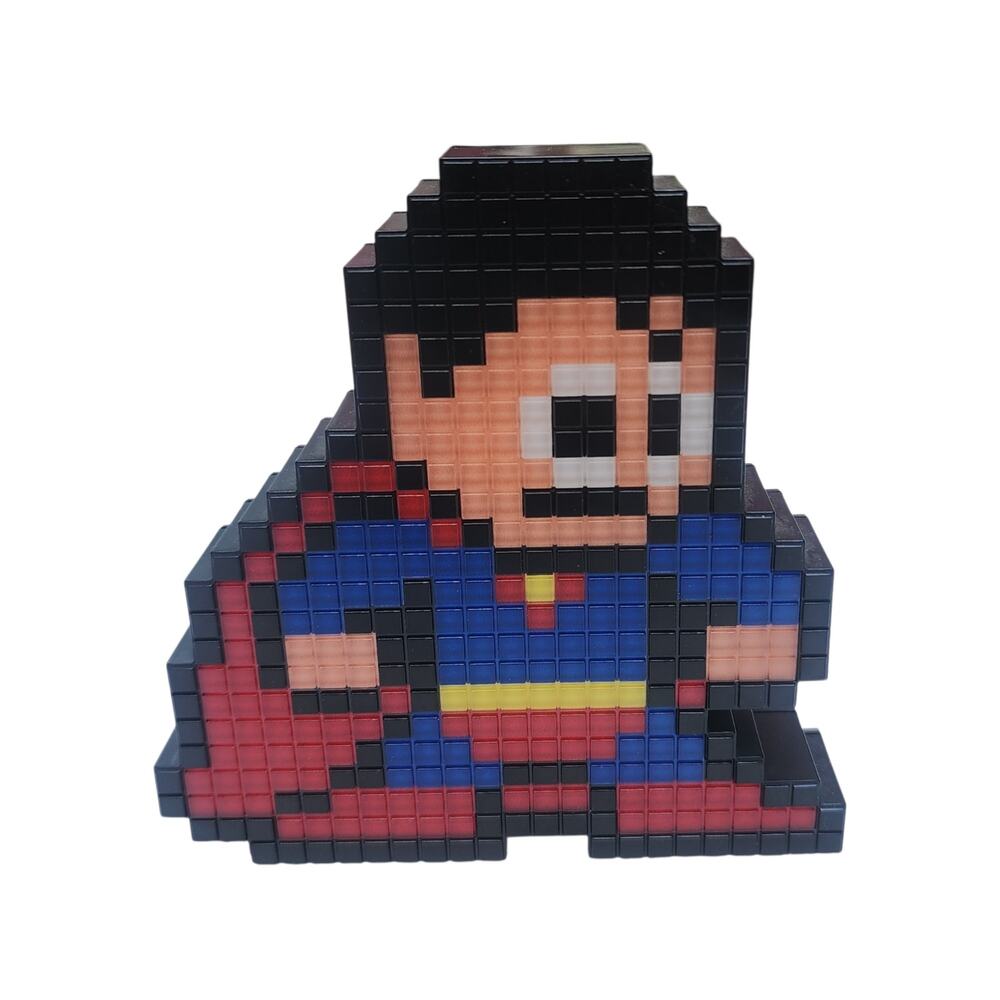 Superman Pixel Pals DC Comics #029 Light Up Figure PDP Tested Working